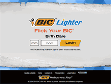 Tablet Screenshot of flickyourbic.com